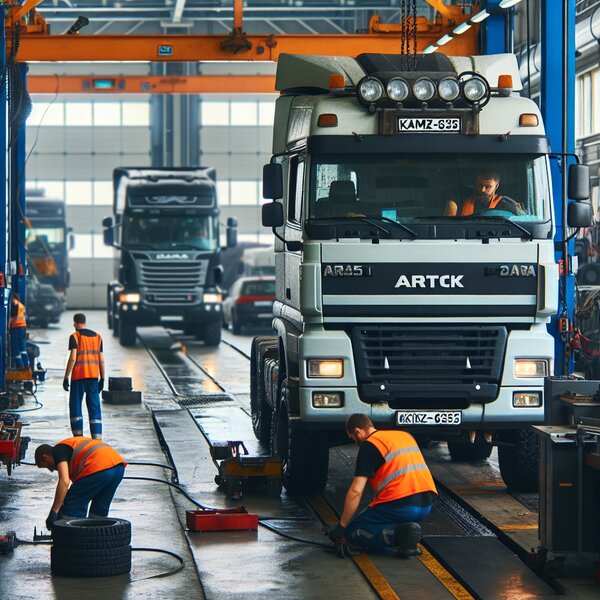 Плановое ТО КАМАЗ-6355 