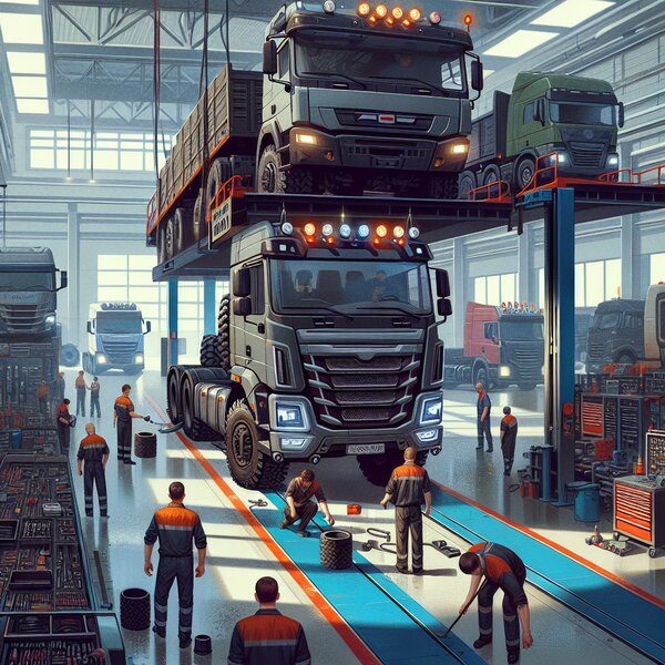 Плановое техническое обслуживание КАМАЗ-6560: надежность и безопасность.