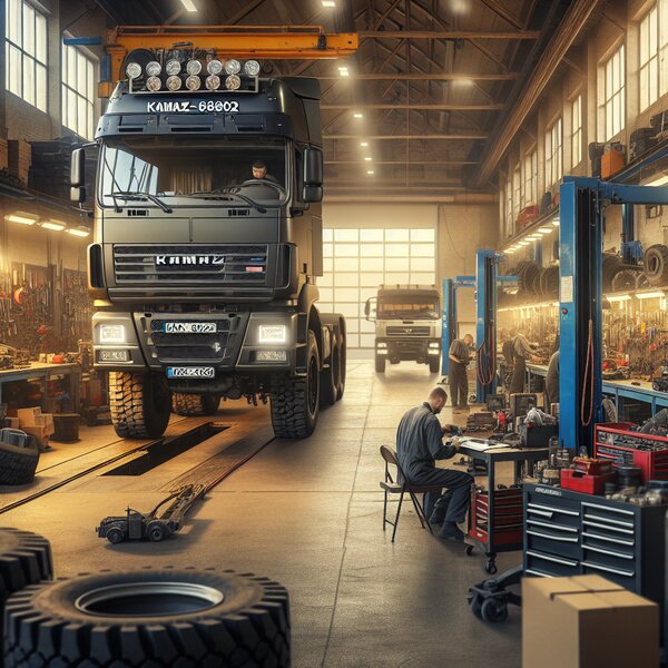 Плановое техническое обслуживание (ТО) КАМАЗ-65802 - надежность и безопасность