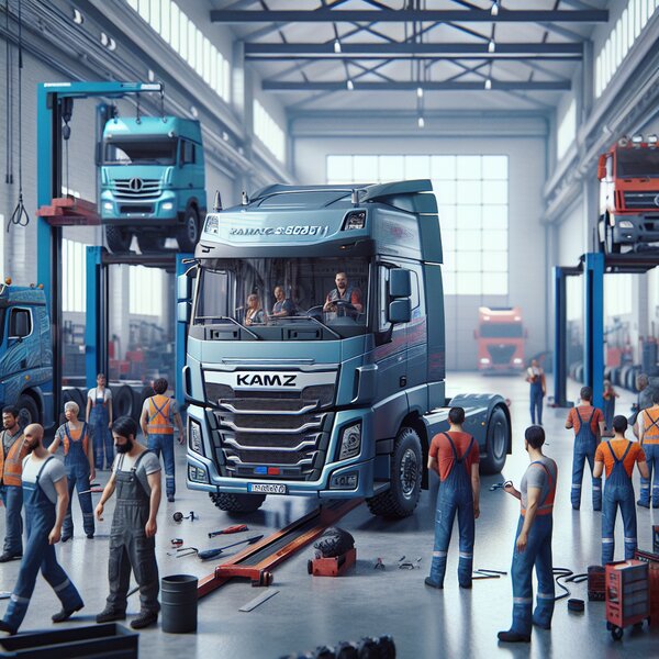 Профессиональное плановое ТО для КАМАЗ-65951: надежность и безопасность вашего