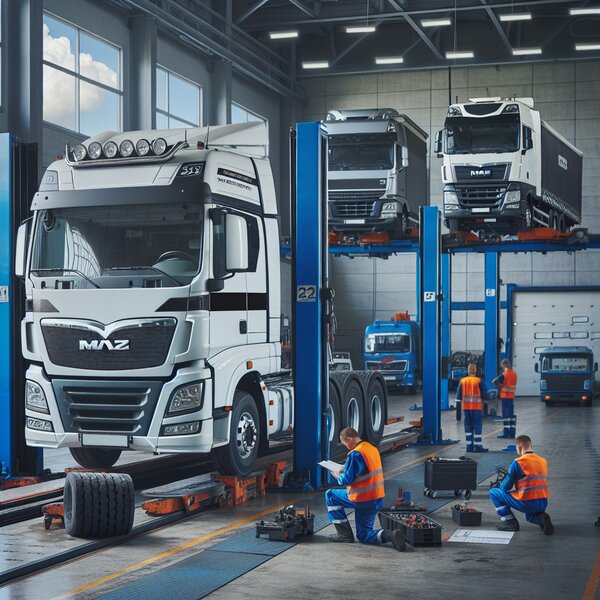 Плановое техническое обслуживание грузовиков МАЗ-6516 - надежность и качество