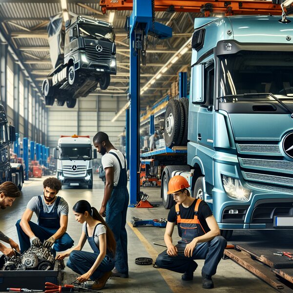 Плановое ТО для автобусов Mercedes-Benz Conecto - надежность и безопасность.