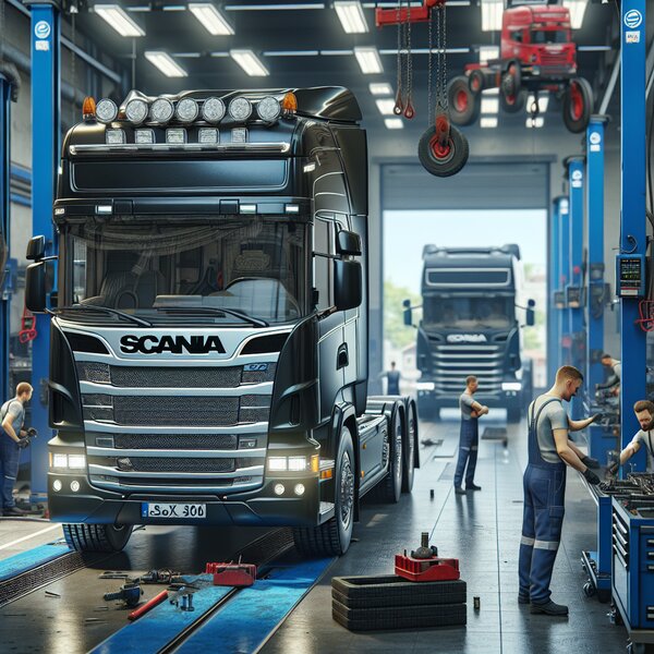 Плановое ТО Scania S540: Профессиональное техническое обслуживание грузовиков
