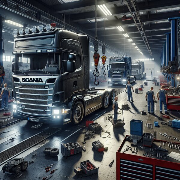 Плановое ТО Scania S580: Качественное обслуживание для надежной работы вашего