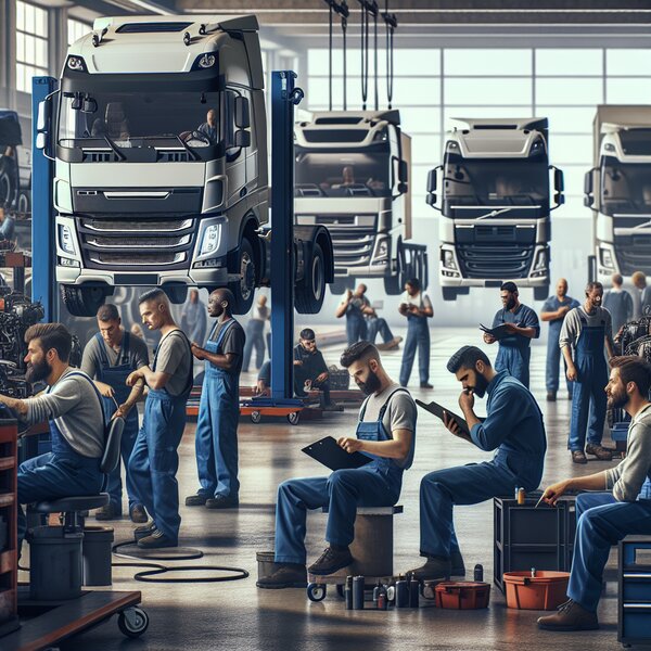 Плановое ТО Volvo FE: Профессиональное техническое обслуживание для надежности