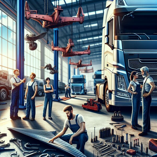 Ремонт крыла Volvo, Scania, Mercedes, Renault, DAF, Камаз, МАЗ, Sinotruk, Foton