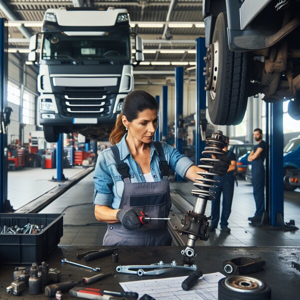 Замена кронштейнов амортизаторов для Volvo, Scania, Mercedes, Renault, DAF,