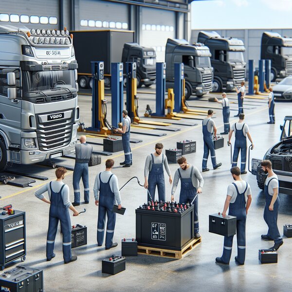 Замена батарейки VDO для грузовиков Volvo, Scania, Mercedes, Renault, DAF,