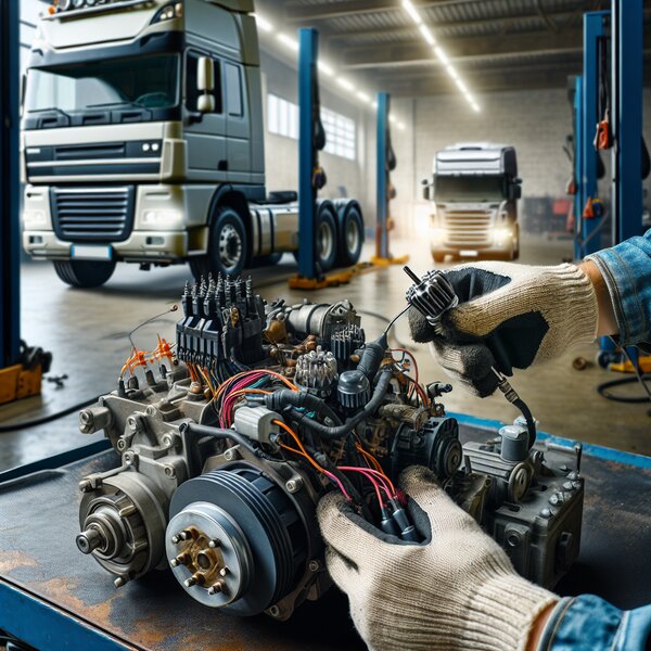 Замена регулятора скорости вращения электромотора для Volvo, Scania, Mercedes,