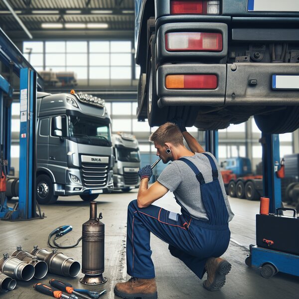 Замена гофры глушителя для Volvo, Scania, Mercedes, Renault, DAF, Камаз, МАЗ,