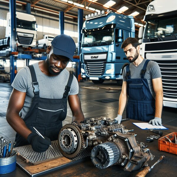 Замена сцепления на грузовиках DAF XFC - профессиональный сервис