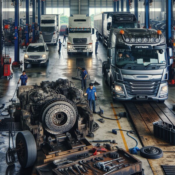 Замена сцепления Foton Auman H4: профессиональная установка для надежной работы