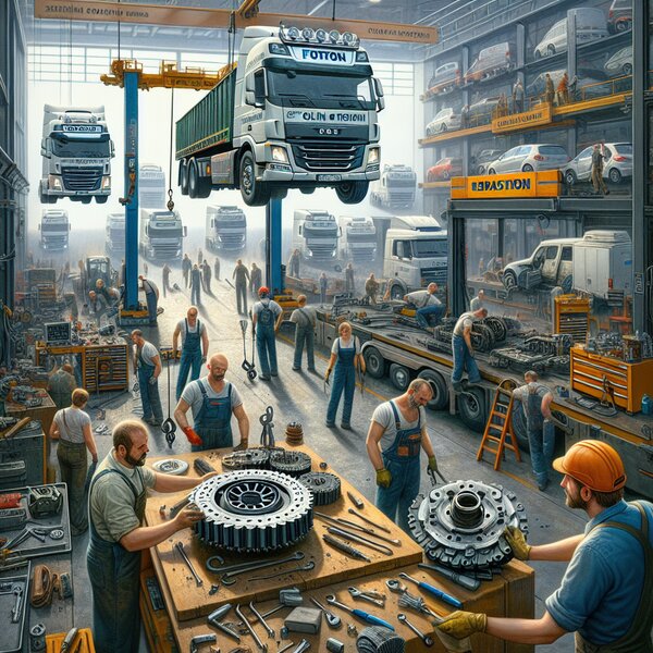 Замена сцепления Foton Ollin MRI: Быстрая установка и надежный ремонт для