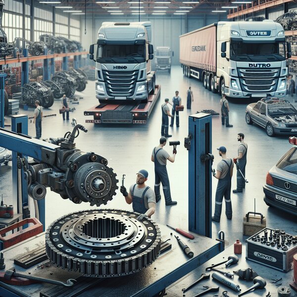 Замена сцепления для Hino Dutro: надежность и качество обслуживания.