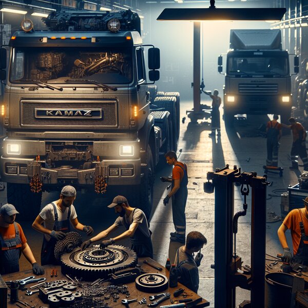 Замена сцепления КАМАЗ-6292: быстрая и надежная услуга от профессионалов.