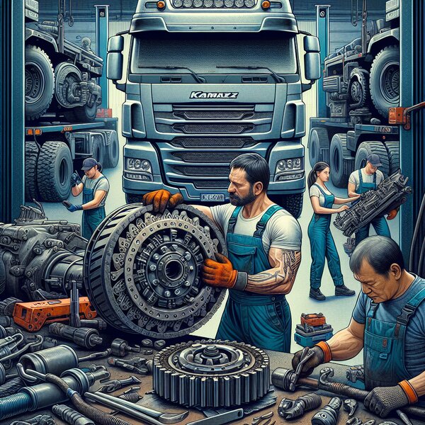 Замена сцепления КАМАЗ-6350 Мустанг: Профессиональный ремонт по доступной цене