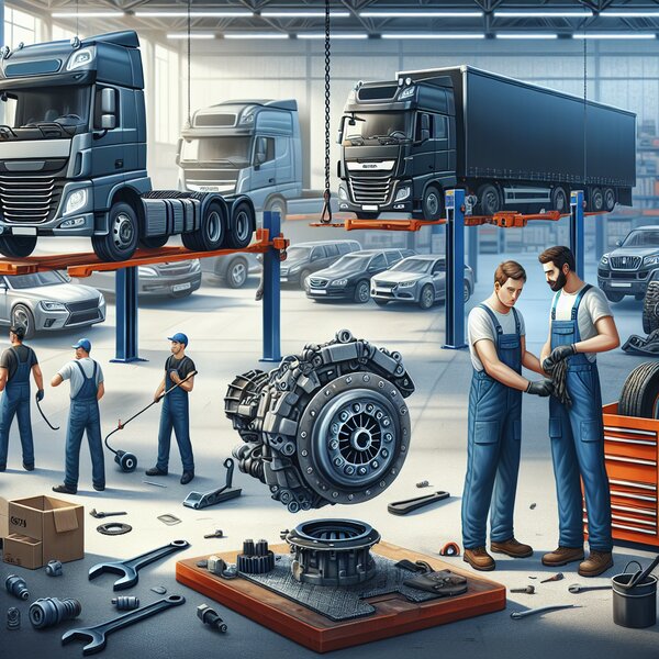 Замена сцепления на КАМАЗ-6396: быстро, качественно, с гарантией на работу и