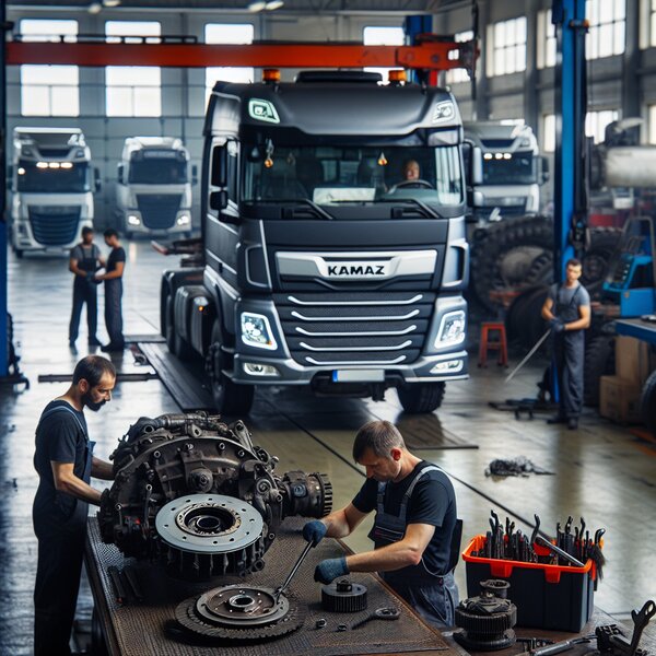 Замена сцепления КАМАЗ-63971: быстро, качественно, доступно - Обслуживание