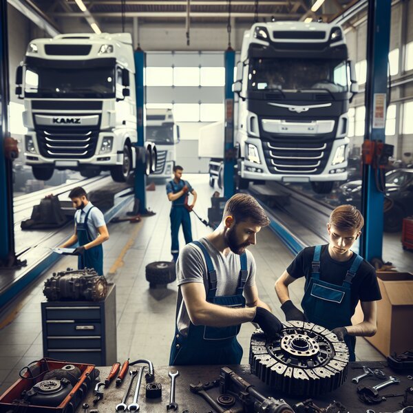 Замена сцепления на КАМАЗ-65116: качественно и быстро