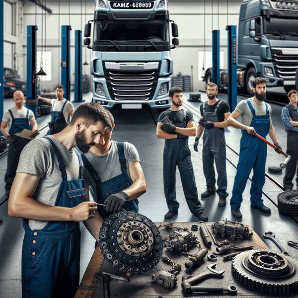 Замена сцепления КАМАЗ-65959: быстро и качественно