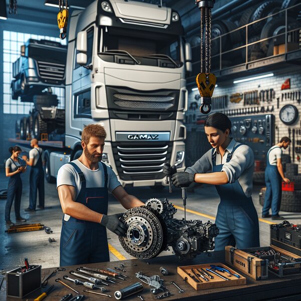 Замена сцепления КАМАЗ-7360: профессиональная установка и настройка для долгой