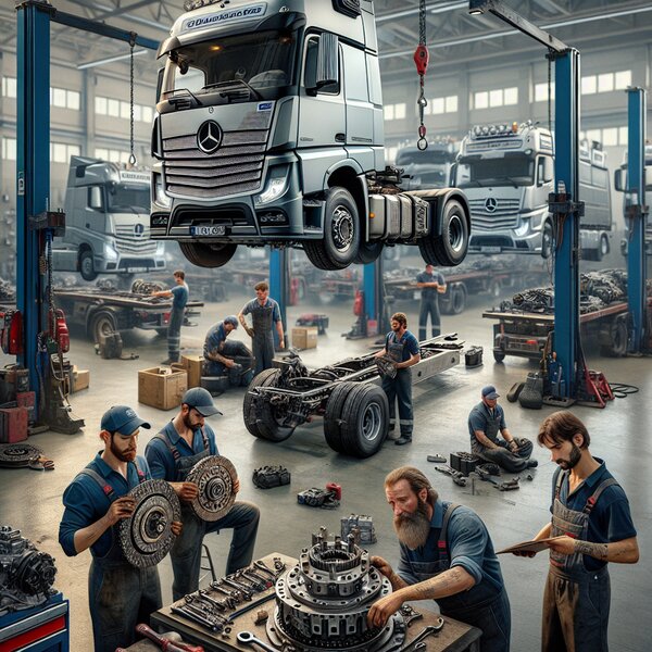 Замена сцепления на автобусах Mercedes-Benz Intouro - профессиональный сервис