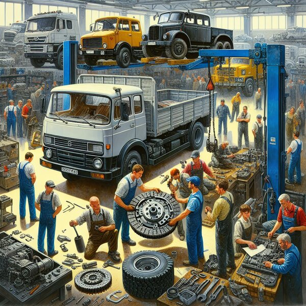 Замена сцепления для автобуса НефАЗ-5299-11-52 (Школьный): надежный сервис,