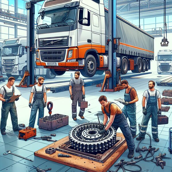 Замена сцепления на автобусе ПАЗ-3205-50: качественно и быстро.