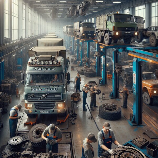 Замена сцепления на автобусе ПАЗ-3237 