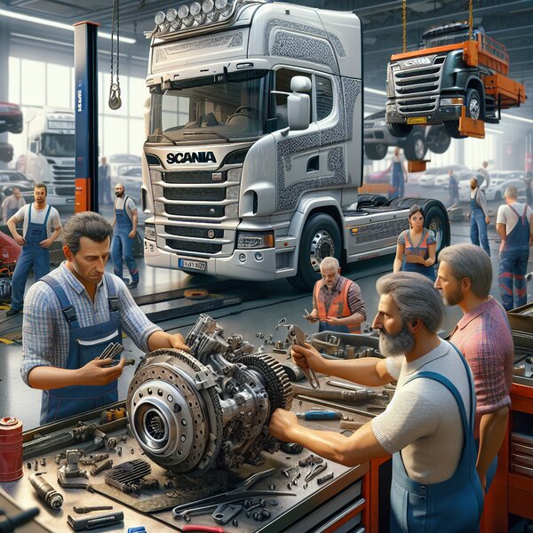 Замена сцепления для Scania L320: профессиональный сервис и оригинальные