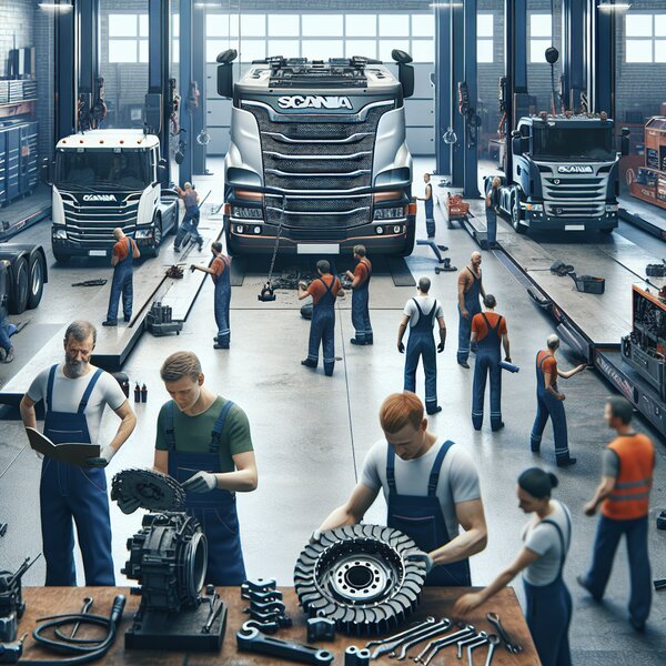 Замена сцепления на Scania XT: Быстро и Качественно