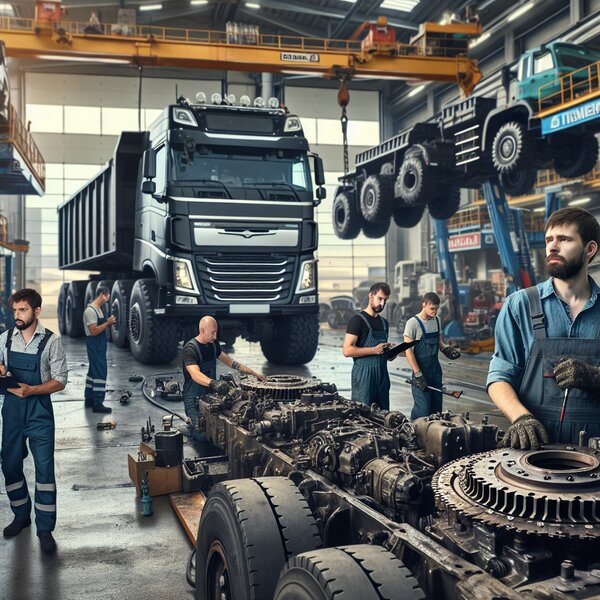 Замена сцепления на Sitrak C7H 8x4 Углевоз: профессиональный сервис для машин