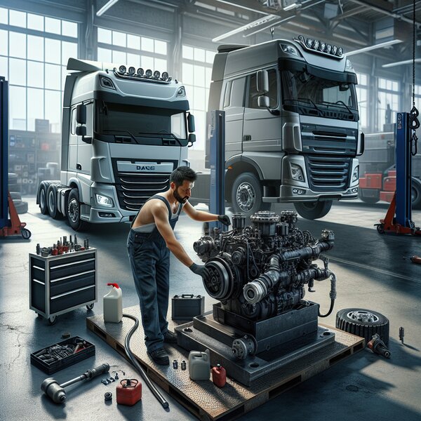 Замена помпы охлаждающей жидкости для Volvo, Scania, Mercedes, Renault, DAF,