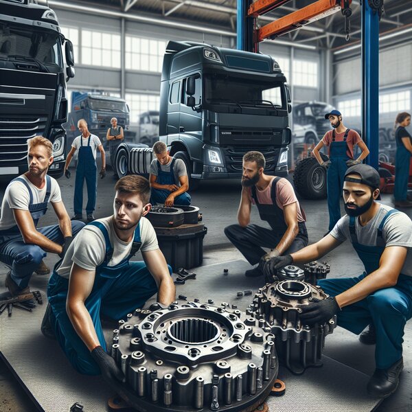 Установка картера маховика для Volvo, Scania, Mercedes, Renault, DAF, Камаз,