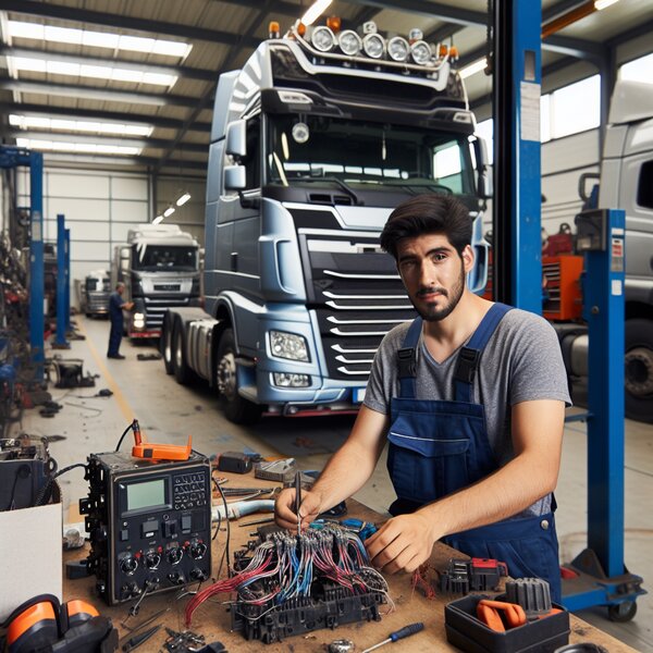 Восстановление проводки тахографического оборудования для грузовиков Volvo,