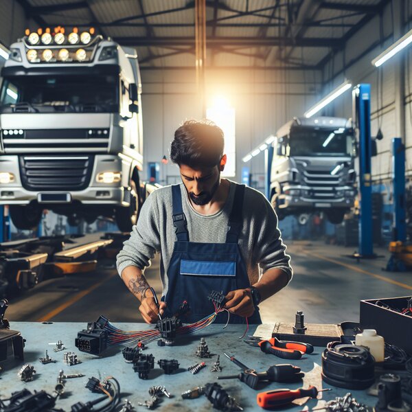 Замена жгута датчика скорости для грузовиков Volvo, Scania, Mercedes, Renault,