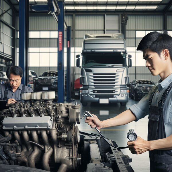 Диагностика ДВС и замер компрессии Volvo, Scania, Mercedes, Renault, DAF, Камаз