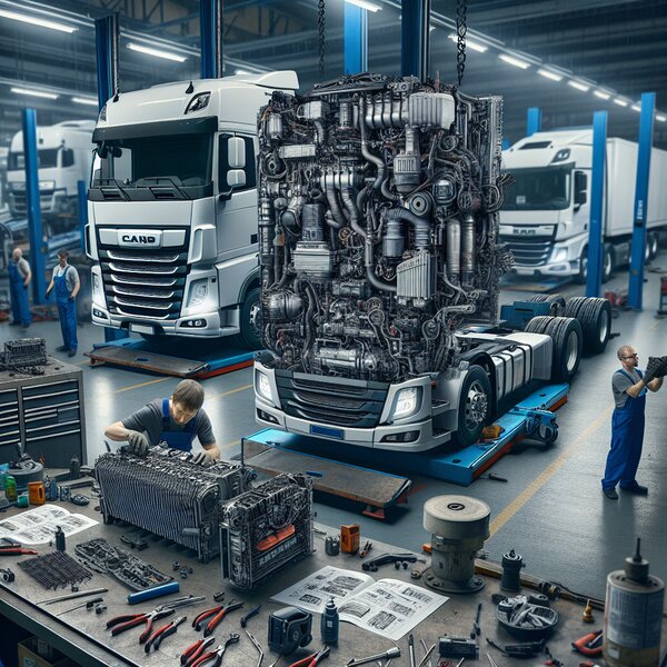 Разборка/сборка штатных отопителей салона для грузовиков Volvo, Scania,