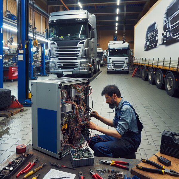 Восстановление проводки холодильного оборудования для грузовиков Volvo, Scania,