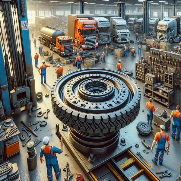 Замена сальника башмака балансира для Volvo, Scania, Mercedes, Renault, DAF,